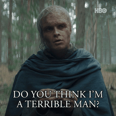 A Man In A Blue Cape Is Asking Do You Think I 'M A Terrible Man GIF