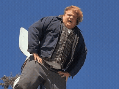 A Man In A Blue Jacket And Plaid Shirt Says I Feel Like A Horses Patoot GIF