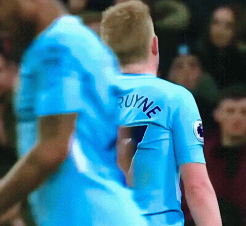 A Man In A Blue Jersey With The Name Ruyne On It GIF