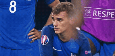 A Man In A Blue Jersey With The Number 8 On It GIF