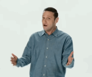 A Man In A Blue Shirt Is Saying " I Don T Know What To Tell You Bud " GIF