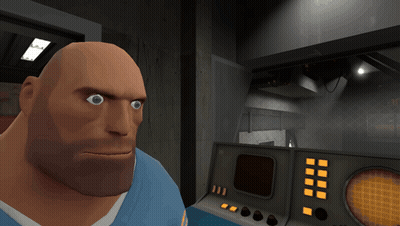 A Man In A Blue Shirt Is Standing In Front Of A Control Panel With The Number 17 On It GIF