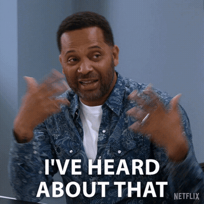 A Man In A Blue Shirt Says I 'Ve Heard About That Netflix GIF