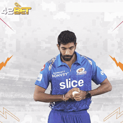 A Man In A Blue Shirt That Says Slice GIF