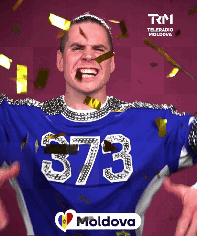 A Man In A Blue Shirt With The Number 373 On It GIF