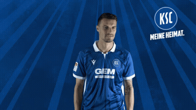 A Man In A Blue Shirt With The Word Gem On The Front GIF