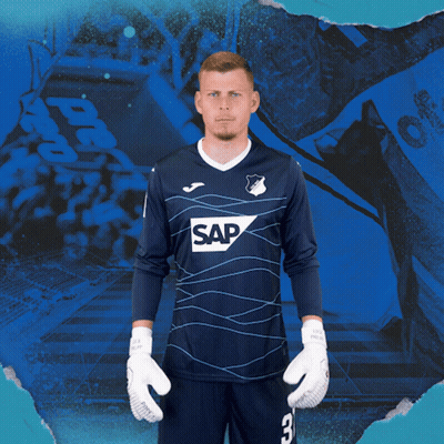 A Man In A Blue Shirt With The Word Sap On The Front GIF