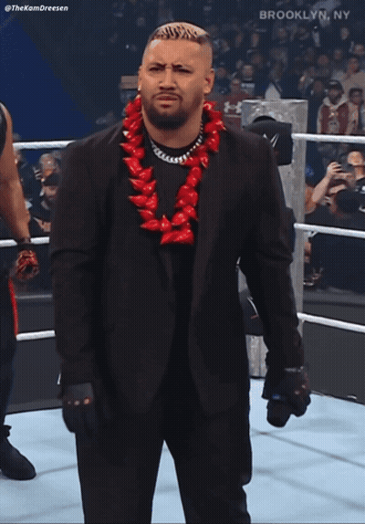 A Man In A Boxing Ring With Brooklyn Ny On The Bottom GIF