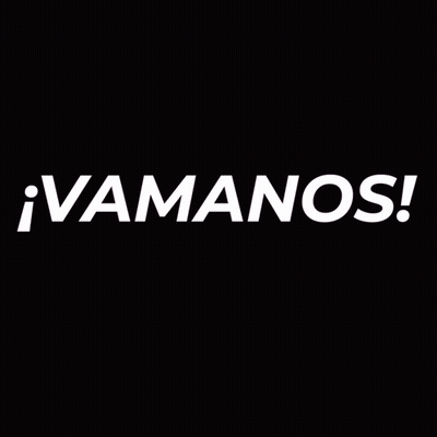 A Man In A Brown Coat And White Socks Is Dancing In Front Of A Sign That Says " Vamos " GIF