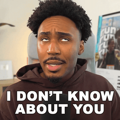 A Man In A Brown Hoodie Is Making A Funny Face And Says " I Don T Know About You " GIF