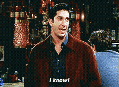 A Man In A Brown Jacket Says I Know ! GIF