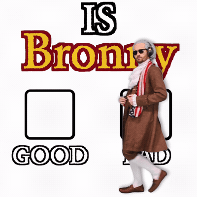 A Man In A Brown Suit Stands In Front Of A Checklist That Says " Is Bronny Good And Bad " GIF