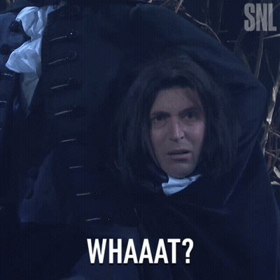 A Man In A Cape Says Whaaat GIF