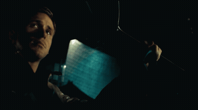 A Man In A Car With The Word Drive Written On The Screen GIF
