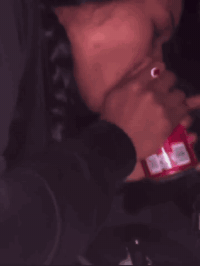 A Man In A Car With The Words Do That To Meeeee GIF