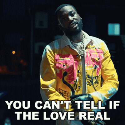 A Man In A Colorful Jacket Says " You Can T Tell If The Love Real " GIF