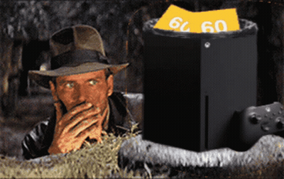 A Man In A Cowboy Hat Covering His Mouth Next To A Trash Can That Says 6C 60 GIF
