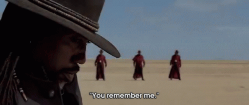 A Man In A Cowboy Hat Says You Remember Me GIF