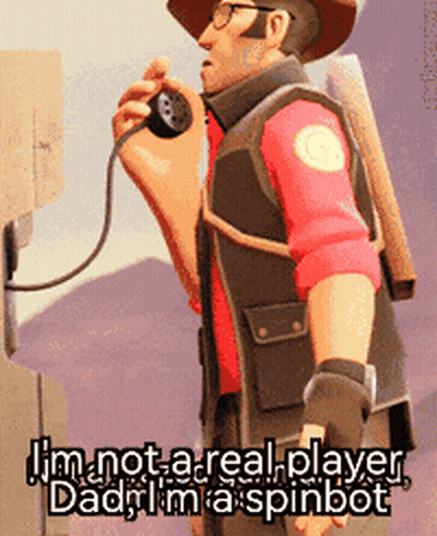 A Man In A Cowboy Hat Talking On A Walkie Talkie With The Words I 'M Not A Real Player Dad GIF