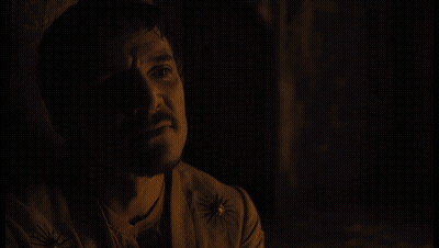 A Man In A Dark Room With The Words " I Disagree " Above Him GIF