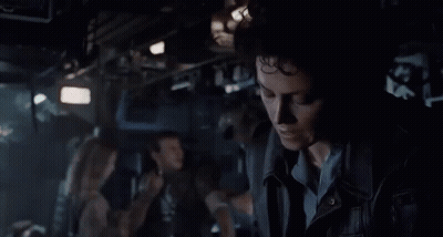A Man In A Dark Room With The Words " I Say We Take Off And Nuke The Entire Site From Orbit " GIF