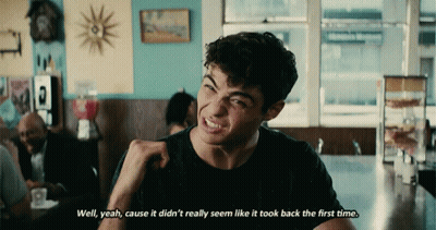 A Man In A Diner Says Well Yeah Cause It Didn T Really Seem Like It Took Back The First Time GIF
