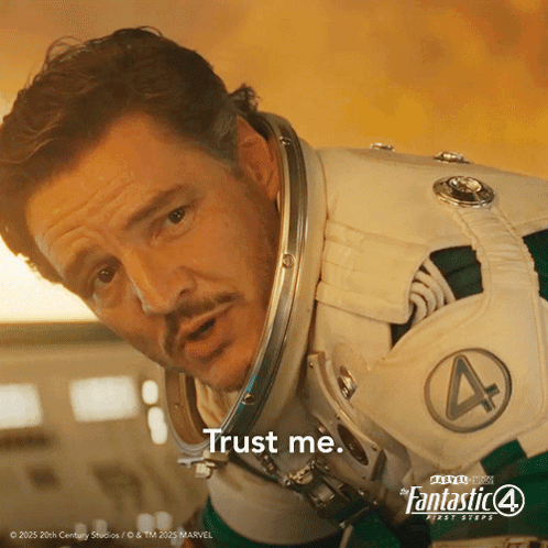 A Man In A Fantastic 4 Uniform Says Trust Me GIF