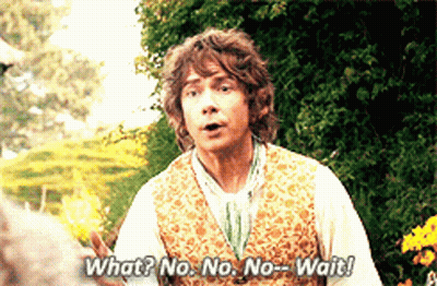 A Man In A Floral Vest Says What No No No Wait GIF