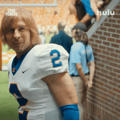 A Man In A Football Uniform With The Number 2 On His Jersey GIF
