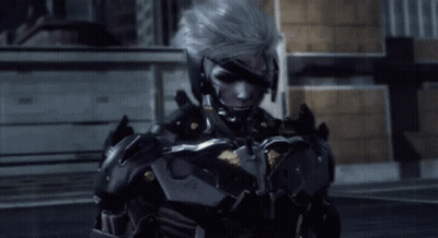A Man In A Futuristic Armored Suit Is Standing In Front Of A Building GIF