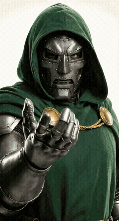 A Man In A Green Cape And Mask Holds A Coin GIF