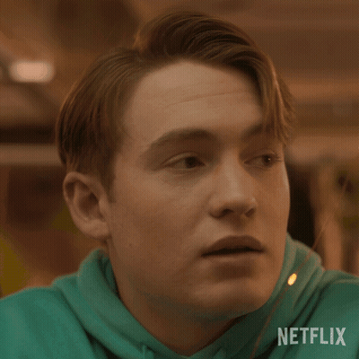 A Man In A Green Hoodie Says I Don 'T Know Netflix GIF