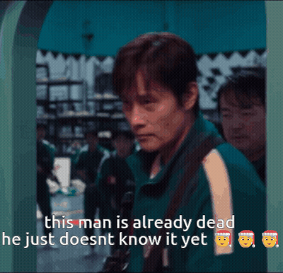 A Man In A Green Jacket Is Talking About A Man Who Is Already Dead GIF