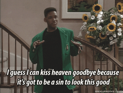 A Man In A Green Jacket Says I Guess I Can Kiss Heaven Goodbye Because It 'S Got To Be GIF