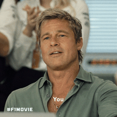 A Man In A Green Shirt With The Word You On His Neck GIF