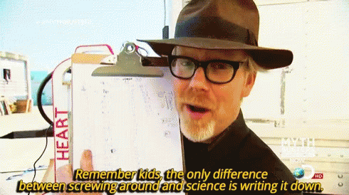 A Man In A Hat And Glasses Holds A Clipboard That Says Heart On It GIF