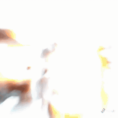 A Man In A Hat Is Standing In Front Of A White Van . GIF