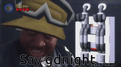 A Man In A Hat Says Say Gdnight GIF