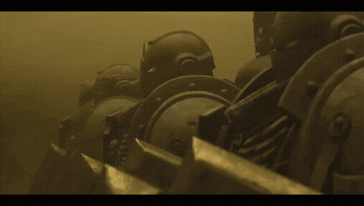 A Man In A Helmet Stands In The Water GIF