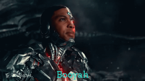 A Man In A Helmet With The Word Booyah Written On It GIF