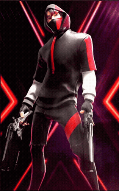A Man In A Hoodie Is Holding A Gun GIF