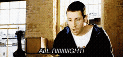 A Man In A Hoodie Says All Right GIF