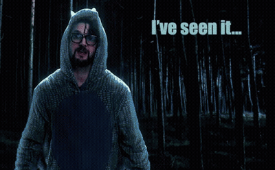 A Man In A Hoodie With The Words With My Eyes Written On The Bottom GIF
