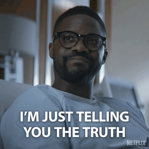 A Man In A Hospital Bed Says I 'M Just Telling You The Truth Netflix GIF
