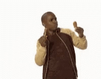 A Man In A Jacket Is Eating A Chicken Wing . GIF