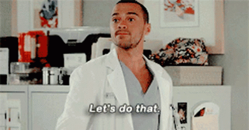 A Man In A Lab Coat Says Let 'S Do That .. GIF