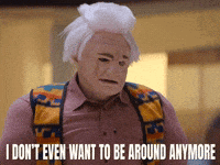 A Man In A Mask Says I Don 'T Even Want To Be Around Anymore GIF