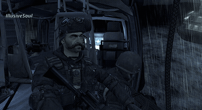 A Man In A Military Uniform Is Holding A Gun In A Video Game Called Illusive Soul GIF