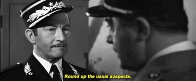 A Man In A Military Uniform Is Talking To Another Man In A Military Uniform . GIF