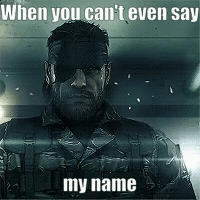 A Man In A Military Uniform Is Wearing Sunglasses And Says When You Can T Even Say My Name GIF